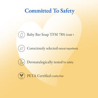 Softsens Baby Natural Bar Soap with Honey, Orange & Natural Almond Oil,Natural Milk Cream,Shea Butter Soaps x 100g (Pack of 2)