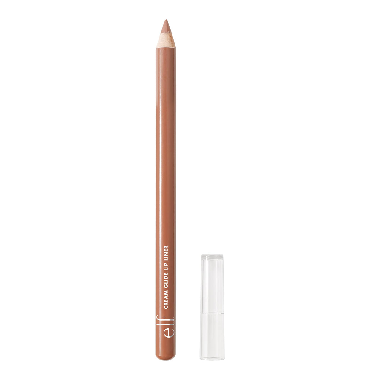 e.l.f. Cream Glide Lip Liner, Highly-Pigmented Pencil For Shaping & Sculpting Lips, Semi-Matte Finish, Vegan & Cruelty-Free, Truth or Bare
