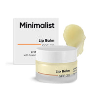 Minimalist Spf 30 Lip Balm With Ceramides & Hyaluronic Acid | Lip Protection & Nourishment | For Women & Men | 8 Gm, Off White