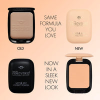 Forever52 Daily Life Dual Wet and Dry Compact + Makeup Setting Powder (Sand - 005,12g)|Matte Finish|Lightweight|Long Lasting|Enriched With Vitamin E|Vegan, Beige
