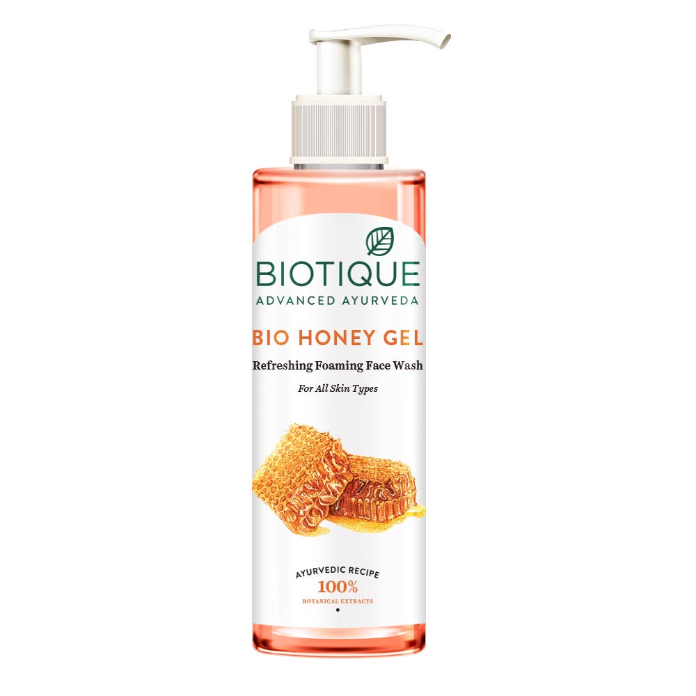 Biotique Bio Neem Purifying Face Wash, 200ml & Honey Gel Refreshing Foaming Face Wash, 200ml
