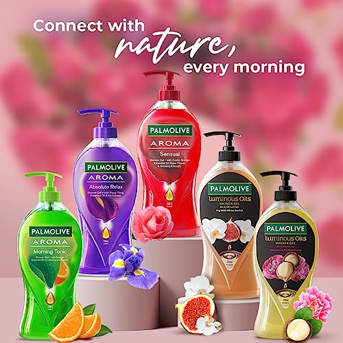 Palmolive Aroma Therapy Absolute Relax Shower Gel, 750ml and Palmolive Aroma Sensual Shower Gel, 750ml Pump