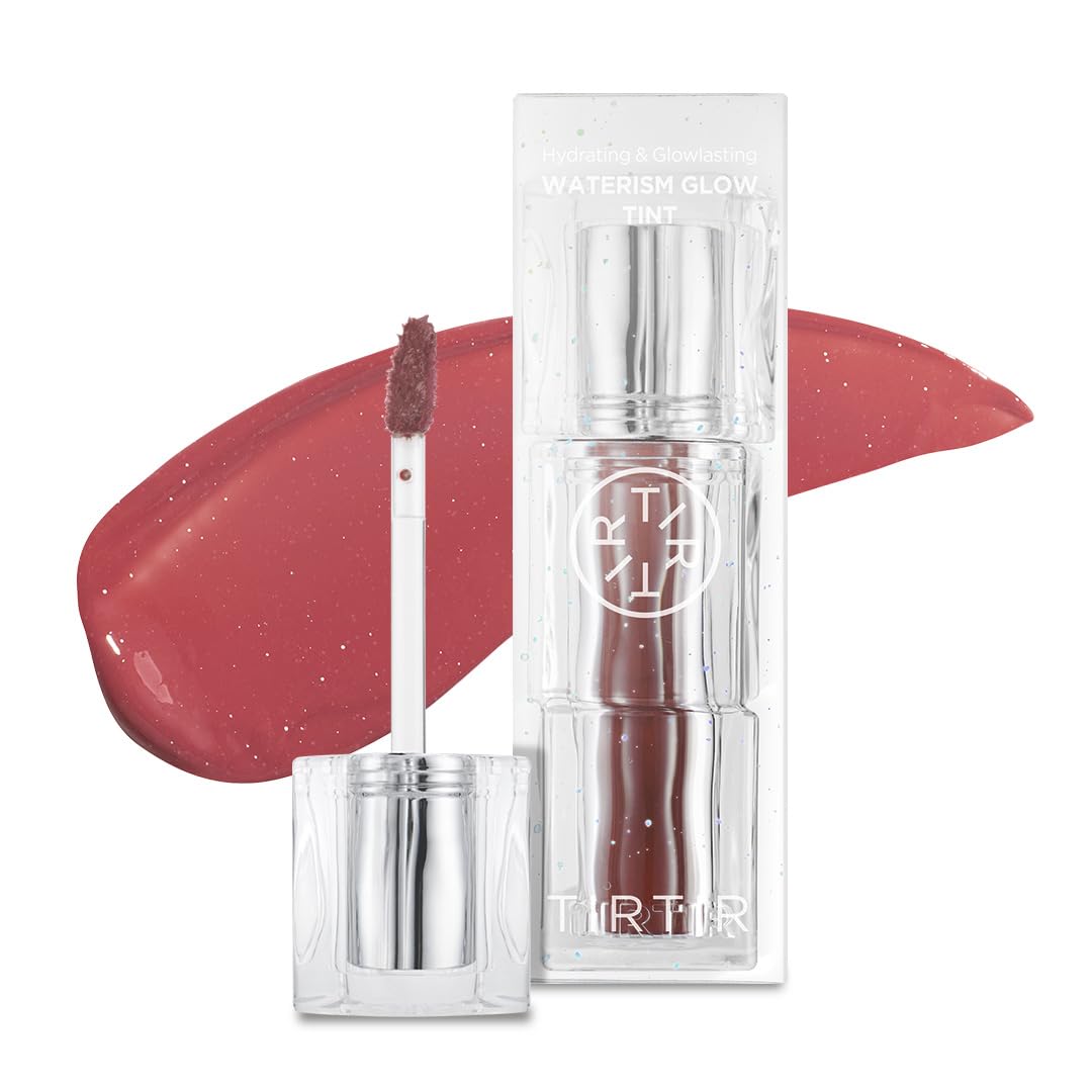 TIRTIR Waterism Tinted Lip Gloss #03 | SAND MOND, 4 g – Kiss Ready Lipgloss | 12H Long Lasting Non Sticky Natural Tinted Glow Korean Multiuse Cheek and Lip | Tint for Women gift
