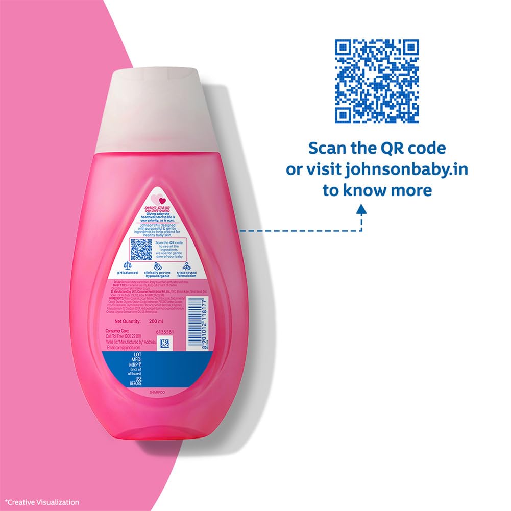 Johnson's Baby Active Kids Shiny Drops Shampoo, 200ml