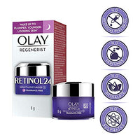 Olay Regenerist Retinol 24 Night Mini Cream l Renews and Resurfaces Skin Overnight l No Redness or Irritation | Fragrance Free l Normal, Oily, Dry and Combination Skin l 8g