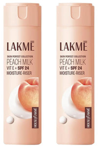 Lakmé Peach Milk Moisturizer Spf 24 Pa++, 200 Ml Lotion(Pack Of 2)