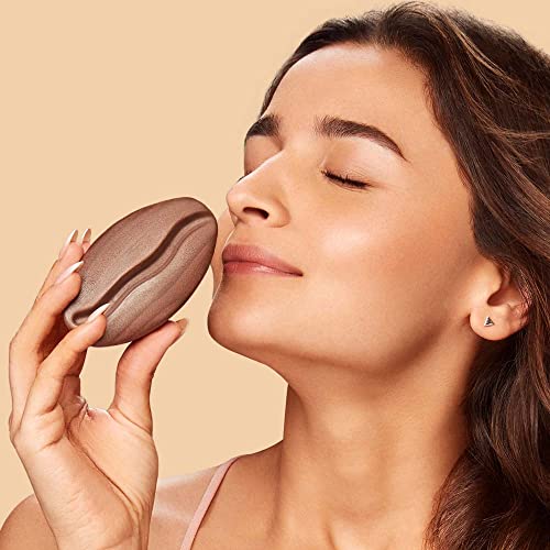 mCaffeine Deep Cleansing Bath Soap with Vitamin E and Coffee Oil | Energizes, Tones and Softens Skin | Bathing Soap in Signature Coffee Shape with Refreshing Aroma | Natural & 100% Vegan