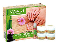Vaadi Herbals Soothing And Refreshing Pedicure Manicure Spa Kit, 135g and Vaadi Herbals Foot Cream, Clove And Sandal Oil, 150G