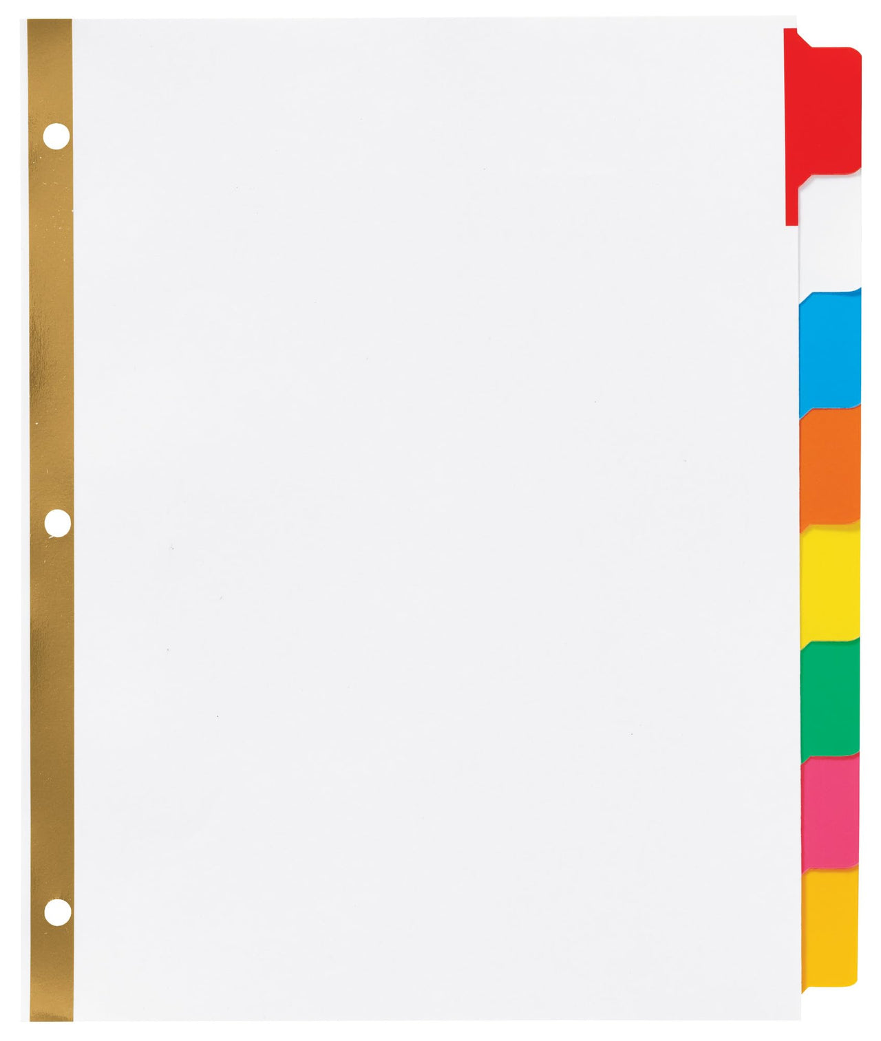 Avery 8-Tab Binder Dividers, Write & Erase Multicolor Big Tabs, 6 Sets (23079)