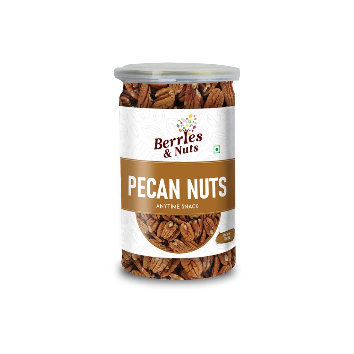 Berries And Nuts Premium American Pecan Nuts 150 Grams | Crunchy Nuts, Rich in Protein & Fibre, Pecans | 1 Bottle of 150 Grams