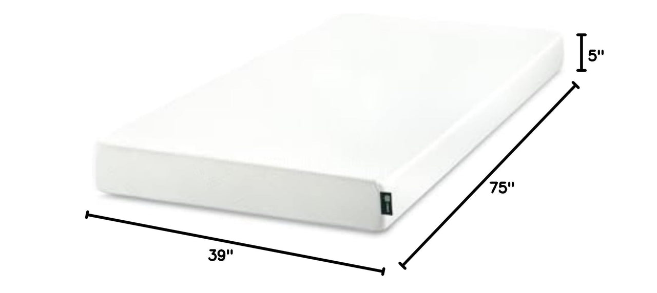 ZINUS 6 Inch Green Tea Memory Foam Mattress [New Version], Queen, Fiberglass free, Medium Firm Feel, Zoned Pressure Relief, Certified Safe Foams & Fabric, Mattress in A Box 6" New Small Box