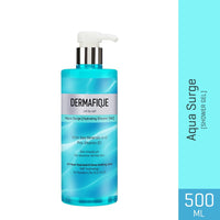 Dermafique Aqua Surge Shower Gel 500ml, Body Wash for Women & Men, No Parabens/SLS/SLES, with Sea Mineral & Pro Vitamin B5, For Hydrated Skin, Suitable for Sensitive-Normal Skin | Dermatologist Tested