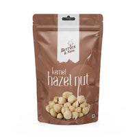 Berries and Nuts Jumbo Turkish Hazel Nuts 400 Grams | Blanched Hazel Nut Kernels without skin | 2 Pack of 200 Grams.