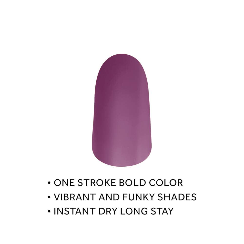 Elle 18 Nail Pops Nail Color 159 & Elle18 Matte Finish Combo, 15 Ml