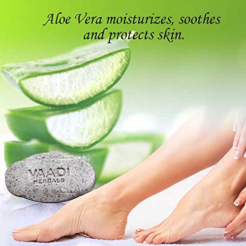 Vaadi Herbals Elbow Foot Knee Scrub With Almond And Walnut Scrub Soap, 75g (Pack Of 6)