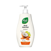 Nyle Naturals Anti-Hairfall Shampoo | For Hairfall Control | With Coconut Milk, Badam and Amla |Gentle & Soft Shampoo For Men & Women |800ml