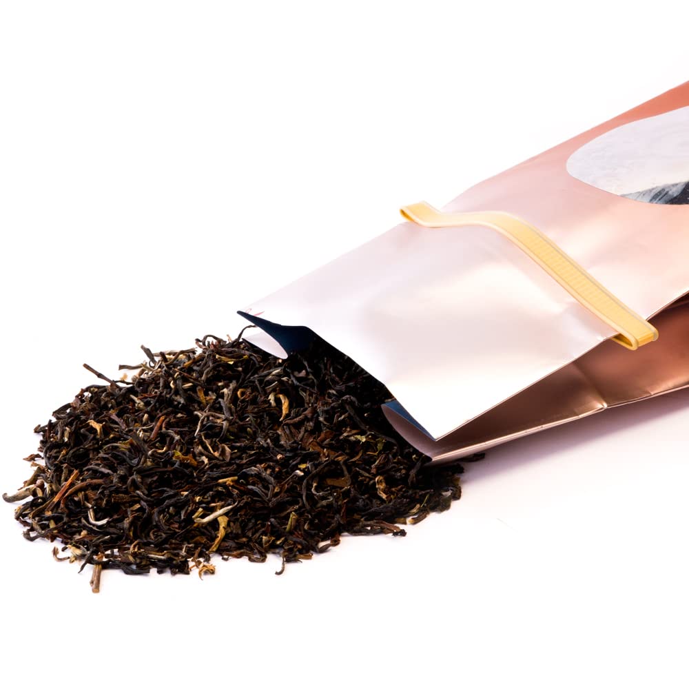 Makaibari Tea Treasures Summer Solstice Muscatel | Organic Darjeeling Second Flush Whole Leaf Black Tea | USDA Certified Premium Black Tea | 100 Grams|Loose Leaves