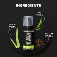 Pee Safe Natural Intimate Wash for Men | Tea Tree Essential Oil | Ayurvedic | Mens Intimate Wash | Men Genital Wash | Mens Ball wash | Men's Intimate wash 100ml