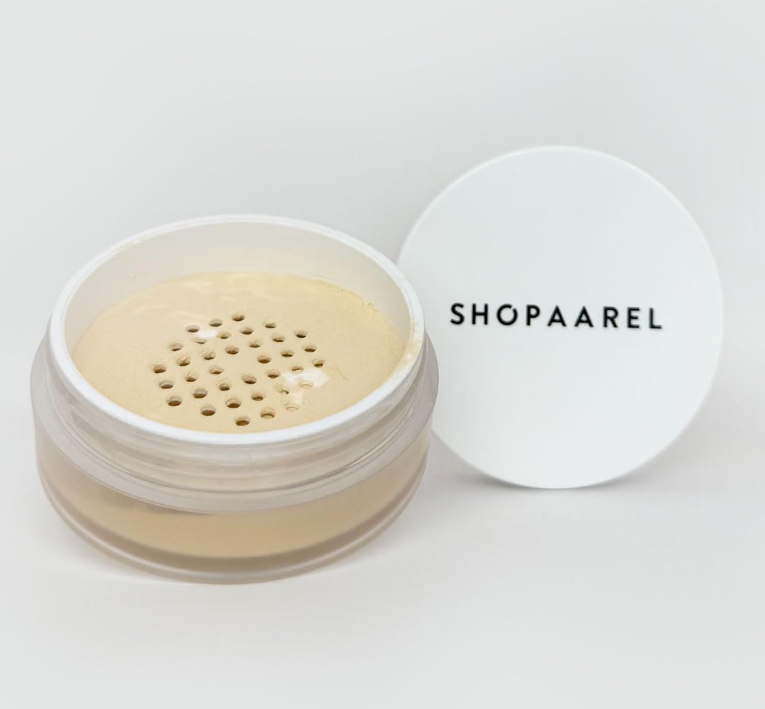 SHOPAAREL Flawless Fixing Powder Controls Shine, Mineral Based Formula (Yellow (03))