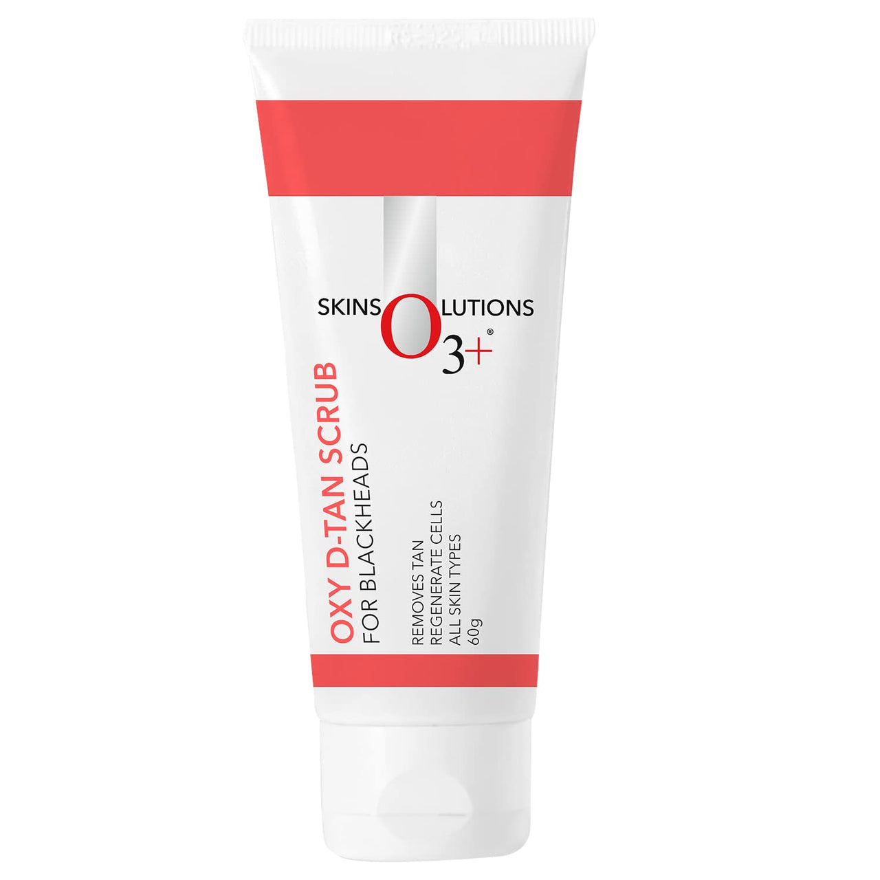 O3+ Oxy D-Tan Scrub 60g for Blackheads & Glowing Skin & O3+ ALPHA MEN Acno D-TAN Scrub With Hyaluronic & Mint 50g - Detan Scrub for TAN removal Combo