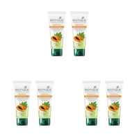 Biotique Papaya Deep Cleanse Face Wash | Gentle Exfoliation | Visibly Glowing Skin | 100% Botanical Extracts| Suitable for All Skin Types | 2x100ml (Pack of 3)