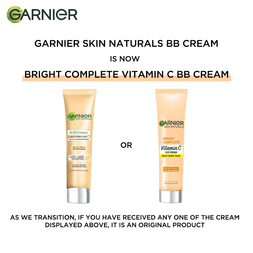 Garnier Skin Naturals, B.B. Cream, Moisturising & Brightening, Bright Complete Vitamin C, 30 g