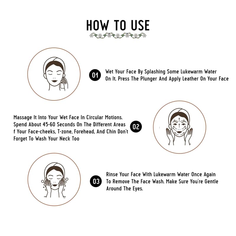 Avimee Herbal Kunwar Charcoal Face Wash I For Oil & Dust Free Skin That Glows From Within | Deep Cleaning With Activated Charcoal & Neem Extracts | 400 ml