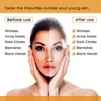 NutriGlow NATURAL'S Advanced Pro Formula Papaya Facial Kit for Glowing Skin Cleanup Kit for Even Skin Tone, 60gm