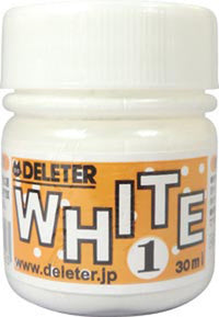 DELETER Manga Ink, White 1, Multi-Purpose White Ink for dip Pen & Brush, Flows Well, 30ml/Bottle, 1 Bottle (341-0002)