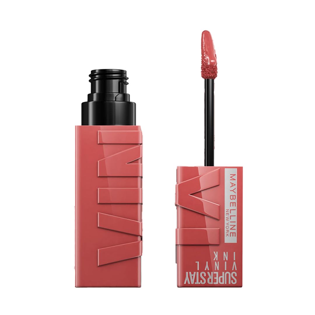 Maybelline Superstay Vinyl Ink Liquid Lipstick, Irresistible, Glossy | High Shine That Lasts For 16 Hrs