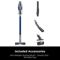 Shark IZ631H Cordless Pro Vacuum with PowerFins and Self-Cleaning Brushroll, Includes Upholstery Tool & Crevice Tool, Up To 60 Minute Runtime, HEPA Filtration, Cordless Vacuum, Dark Grey/Mojito Gray