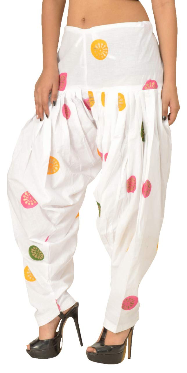 Vrnda Women's  Readymade Casual Cotton Printed Patiala and Dupatta Set (Office Wear (Free size)