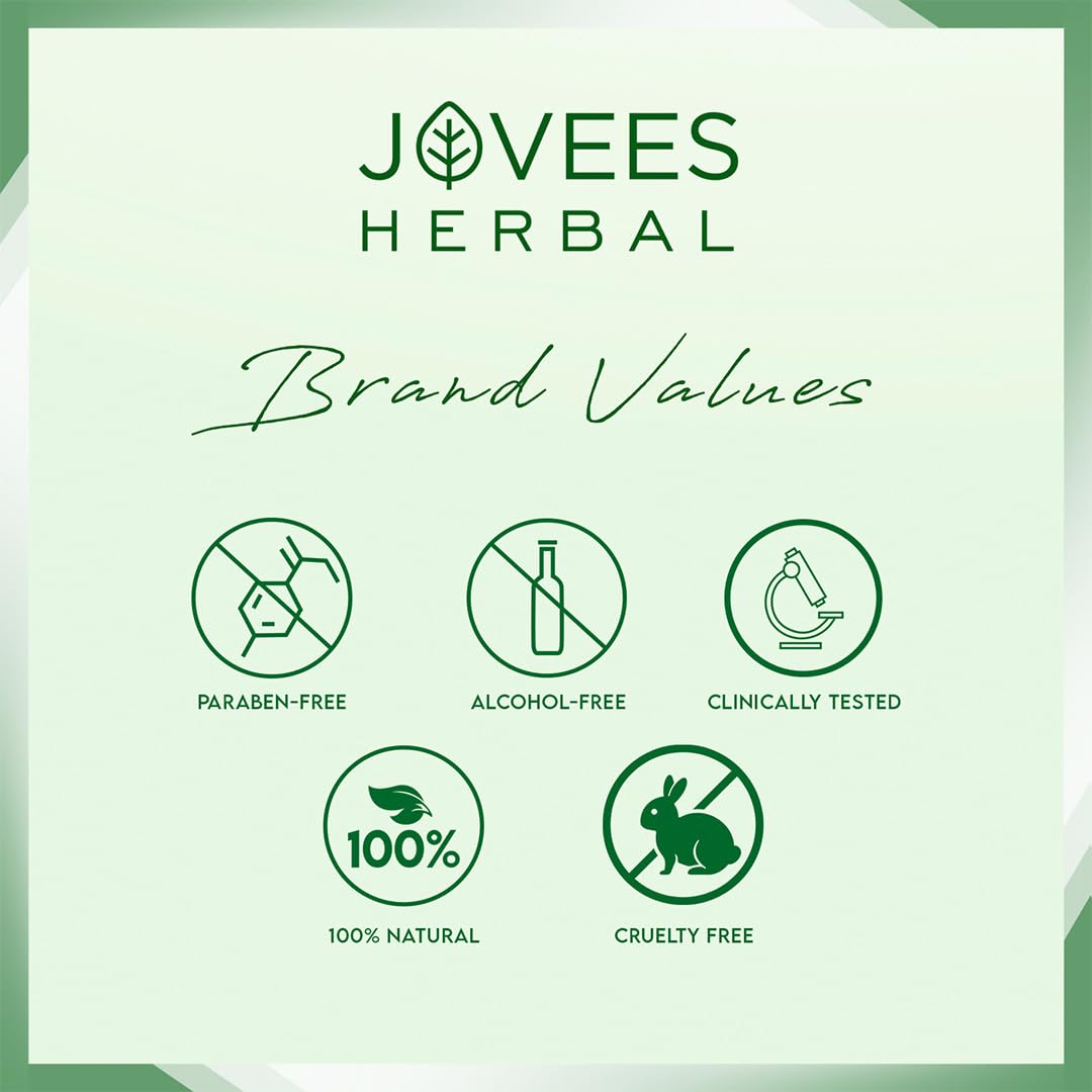 Jovees Herbal Neem Face Wash With Neem & Tea Tree Extracts | For Oily & Acne Prone Skin | Oil Control, Remove Impurities And Prevents Pimples For Men & Women | 120 ML