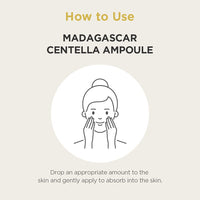 SKIN1004 Madagascar Centella Asiatica Ampoule Facial Serum 1.01 fl.oz(30ml) | 100% Centella Asiatica Extract for Soothing Sensitive and Acne-prone Skin (Ampoule 30ml)