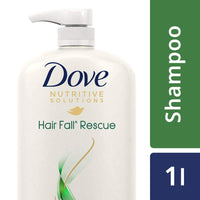 Pears Pure And Gentle Bathing Bar, 125g (Pack Of 5) & Dove Hair Fall Rescue Shampoo, 1L