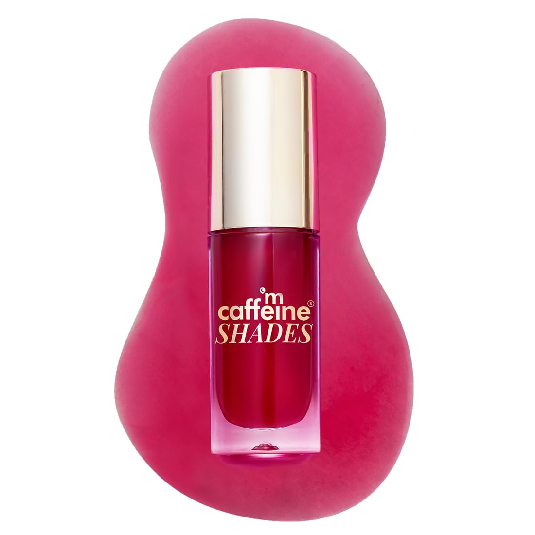 mCaffeine Shades Hydra Gloss Tinted Lip & Cheek Oil | Intense Hydration,Non-sticky & Plumps Lips | Infused with Squalane & Rich Oil Blend | Juicy, Glazed Lips with Natural Tint | Lipstick for Women | 5 ml - Cherry Glaze