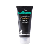 mCaffeine Coffee Tan & Dead Skin Removal Face Scrub (75gm)|Caffeine & Walnut Scrub for Face|Exfoliating & Brightening Scrub|Blackhead Remover,Whitehead Remover,Detan Pack I Face Scrub For Women & Men