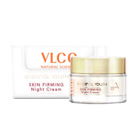 VLCC Eternal Youth Skin Firming Night Cream - 50g | Tightens and Firms Skin | All Night Repair Cream | Minimizes Signs of Ageing | Skin Repairment | With Vinzyme Plex, Niacinamide, Vitamin E.