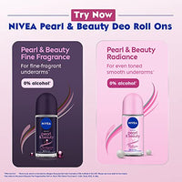 NIVEA Deodorant Roll On, Pearl & Beauty For Women 50ml (Pack of 2)