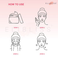 Elibliss L-Glutathione Face Cream Enriched with Vitamin C | Skin Brightening & Anti-Ageing Cream | Reduces Pigmentation, Fine Lines & Dark Spots | Long Lasting Hydration | For Women & Men 50g x 2