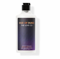 THE LOVE CO. Dubai Oud Body Lotion - Nourishing Moisturizer Cream for Dry Skin - Suitable for Men and Women with Jojoba Oil, Shea Butter & Vitamin E - 250ml