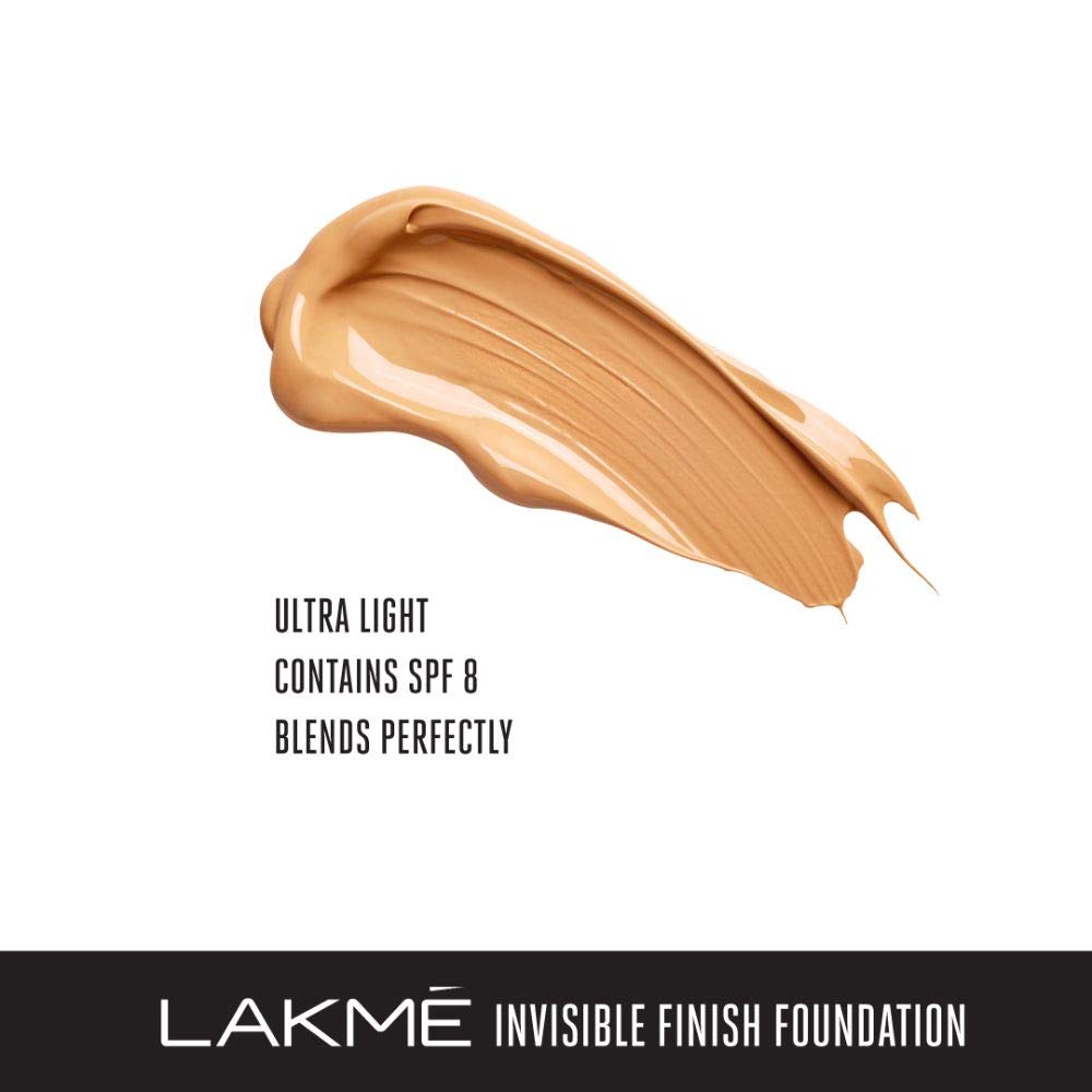 Lakmé Invisible Finish Spf 8 Foundation Powder For All Skin Types,Light Coverage Shade 01, 25Ml And 9 To 5 Flawless Matte Complexion Compact, Melon, 8G, 2 Count
