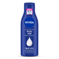 NIVEA Body Lotion for Very Dry Skin, Nourishing Body Milk with 2x Almond Oil, For Men & Women, 200 ml & NIVEA Men Crème, Dark Spot Reduction, Non Greasy Moisturizer, Cream with UV Protect, 75 ml