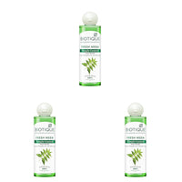 Biotique Fresh Neem Pimple Control Face Wash| Ayurvedic and Organically Pure| Prevents Pimples |100% Botanical Extracts| Suitable for All Skin Types | 200mL (Pack of 3)