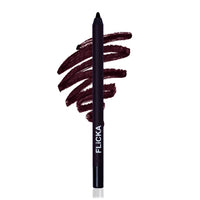 FLiCKA Keep It Bold Kajal | Waterproof, Smudgeproof, Intense Kajal, Long-lasting Formula upto 18hrs, 03 Mulberry, 1.2 g
