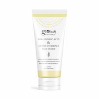 Globus Naturals Hyaluronic Acid & Vitamin C Anti Ageing Face Cream, Enriched with Rose & Glycerine, Skin Lightening & Brightening Formula, 100 ml, Pack Of 1