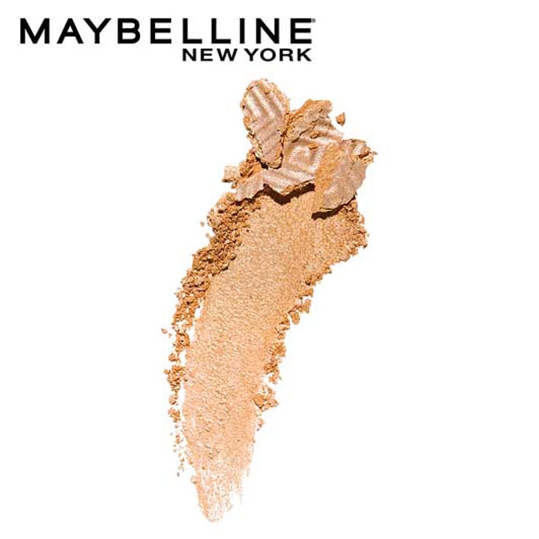 Maybelline New York Bronzer, Metallic Highlighter, Bronzer, Sheen Metallic Finish, Molten Gold, Master Chrome by Face Studio, 6.7g