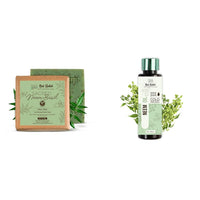 Nat Habit Cold Processed Soaps Neem Soap and Cold Pressed Neem Oil Combo For Pimple, Body Massage, Acne Scar