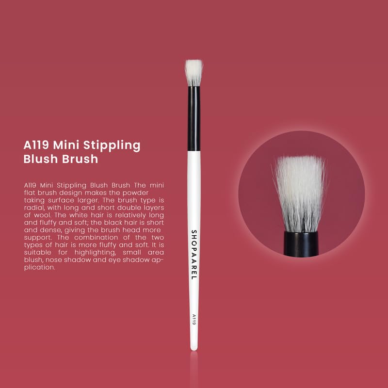 SHOPAAREL A119 - MINI STIPPLING BLUSH BRUSH