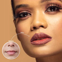 Typsy Beauty Twist & Pout Lipstick & Lip Liner | Lipstick with Matching Liner for Defined Lips I Candy Crushin I Matte finish & Contoured Lip Effect I Mauve Pink | Made In Korea | 0.75 + 0.16g